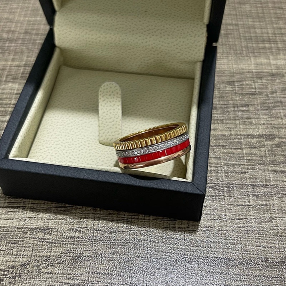 Boucheron Quatre Red Edition Ring Size 9